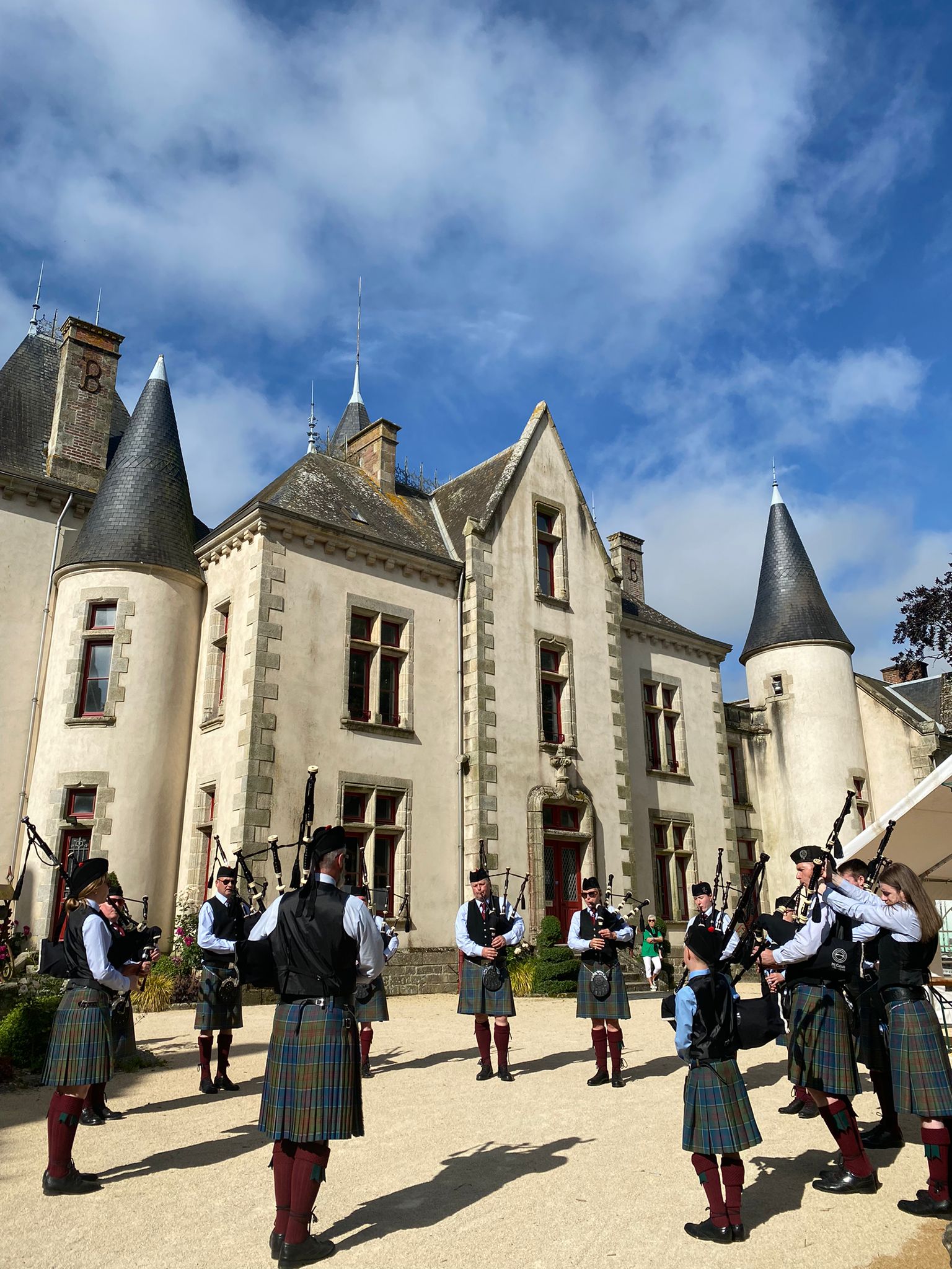 Stockbridge Pipe Band - Bressuire, France - June 2022